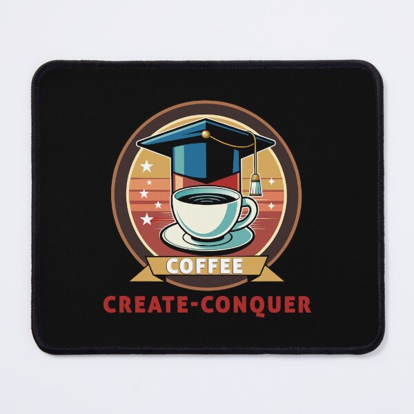 Item preview, Coffee, Create, Conquer designed and sold by Isabella ✔️ ✔️.