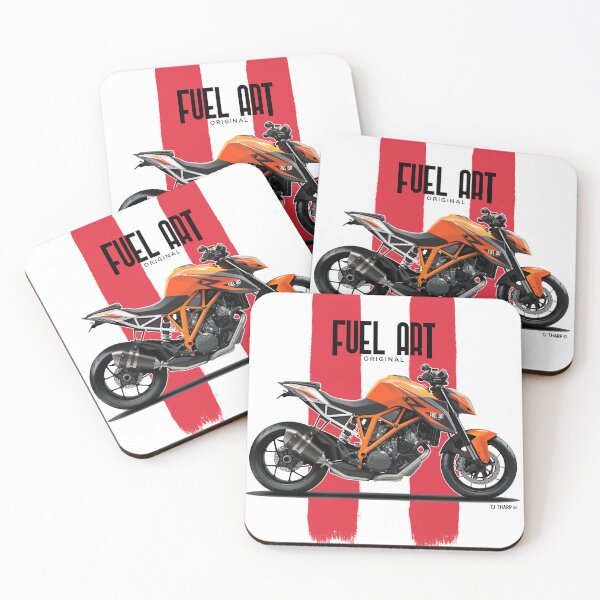 Item preview, 1290 Motorcycle Illustration with Austrian Flag Back Drop designed and sold by FuelArtOriginal.
