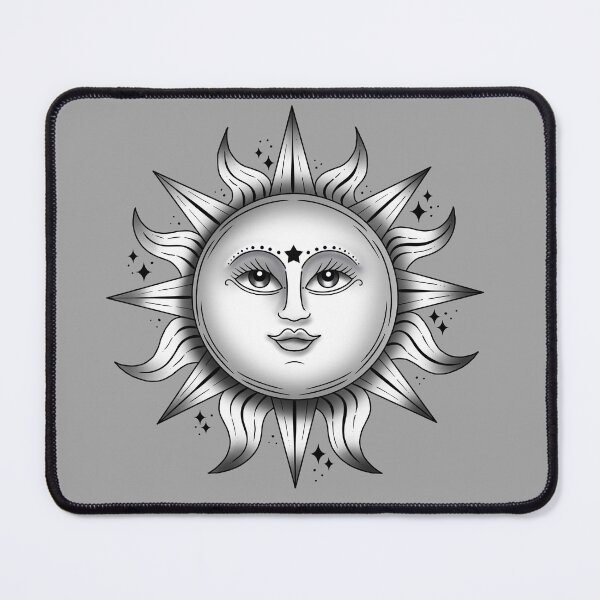 Item preview, Black and white sun art designed and sold by Manxcraft.