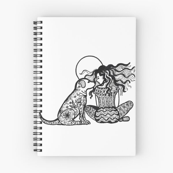 Item preview, Woman and dog designed and sold by bagiolita.