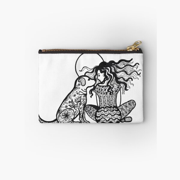 Item preview, Woman and dog designed and sold by bagiolita.