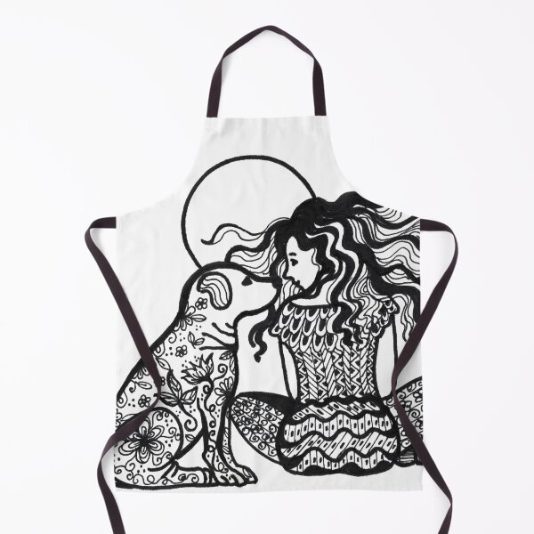 Item preview, Woman and dog designed and sold by bagiolita.