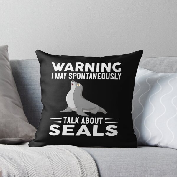 Item preview, Warning I May Spontaneously Talk About Seals designed and sold by OX-tright.