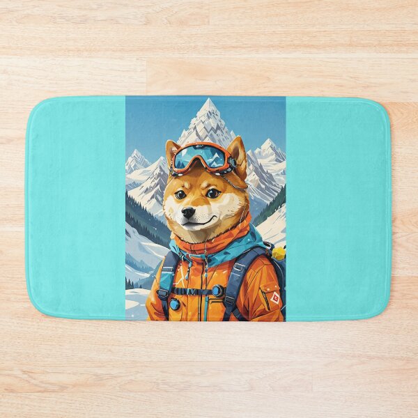 Item preview, Shibu Dog is Snow Hiking designed and sold by MeraStyle.