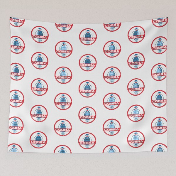 Item preview, Shelby Cobra badge - race worn distressed aged print designed and sold by retropetrol.