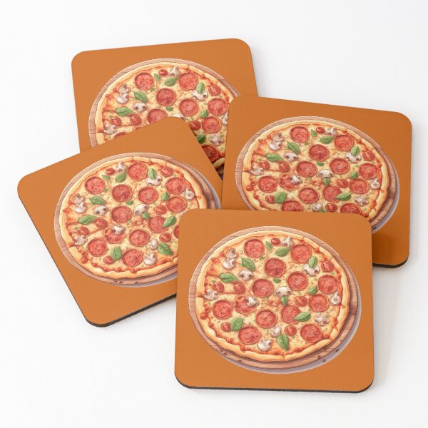 Aperçu de l'œuvre Pizza au pepperoni créée et vendue par AxeWave.