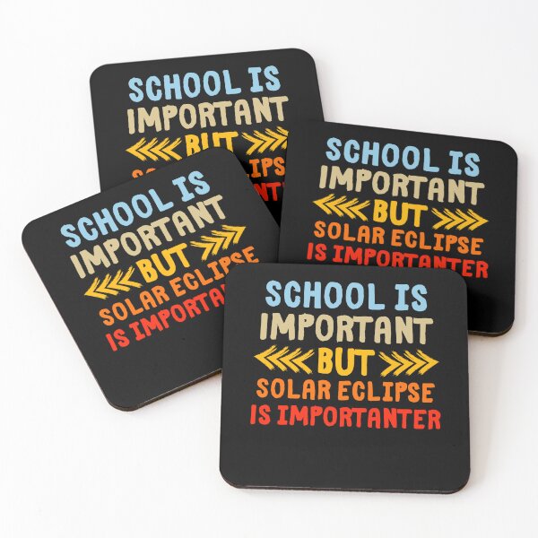 Item preview, Funny Total Solar Eclipse Shirt, School Is Important But Solar Eclipse Is Importanter, April 8 2024 Tee, Teacher Student Grammar Gift  designed and sold by SlocifieShop.