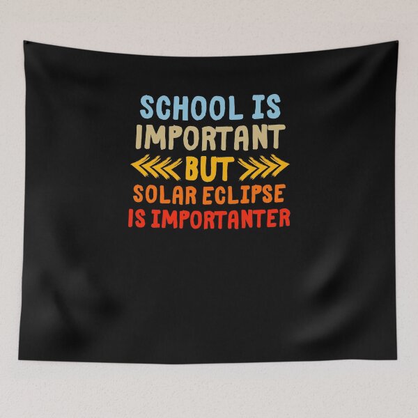 Item preview, Funny Total Solar Eclipse Shirt, School Is Important But Solar Eclipse Is Importanter, April 8 2024 Tee, Teacher Student Grammar Gift  designed and sold by SlocifieShop.
