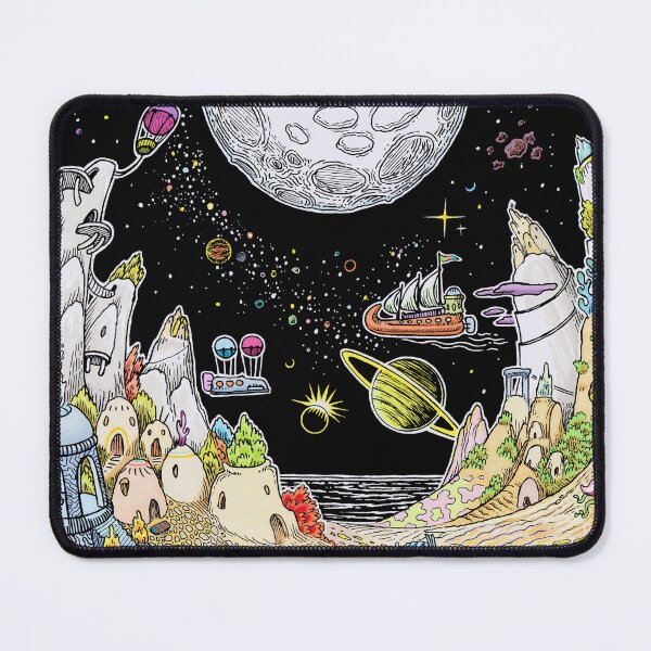 Item preview, Full Moon on planet Abschfläkx [colorized version] designed and sold by SpaceCatVisions.