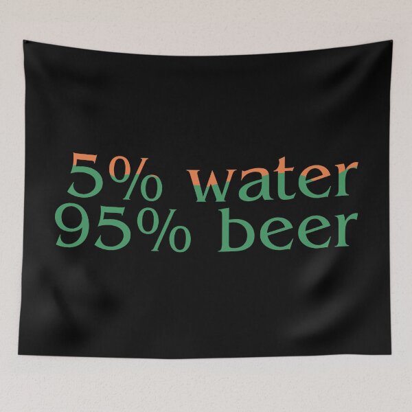 Item preview, Irish Beer - Funny Beers: 5% Water 95% Beer designed and sold by kcaandwu.