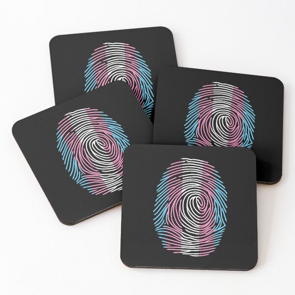 Item preview, Huella digital del orgullo trans designed and sold by TheTransStyle.