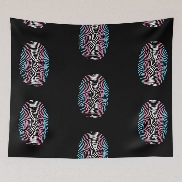 Item preview, Trans Pride Fingerprint designed and sold by TheTransStyle.