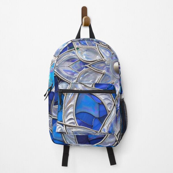 Item preview, White and blue opal mandala designed and sold by Fantasyplus.