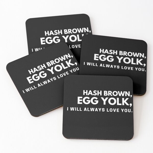 Item preview, Hash brown, Egg yolk, I will always love you. designed and sold by snapacrab.
