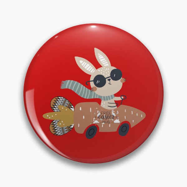 Item preview, Happy Easter day Funny cute rabbits designed and sold by artscreat.