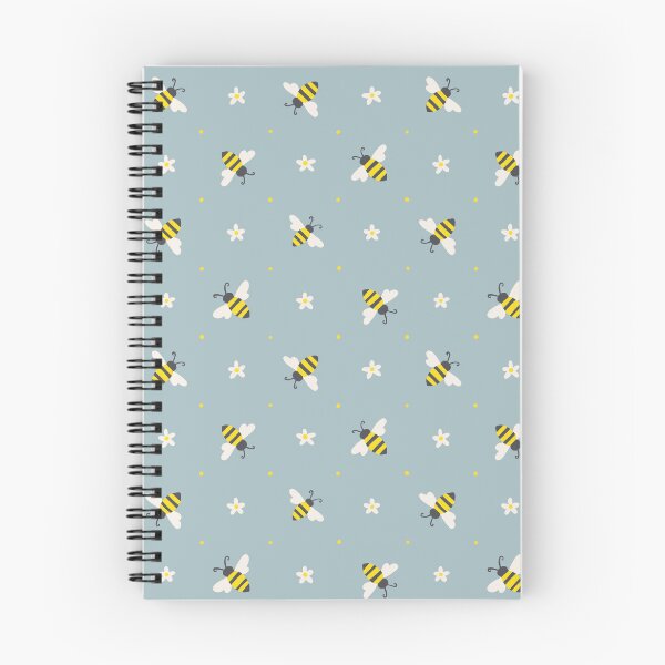 Item preview, Bee Pattern- Blue Background designed and sold by Studio-Ithelda.