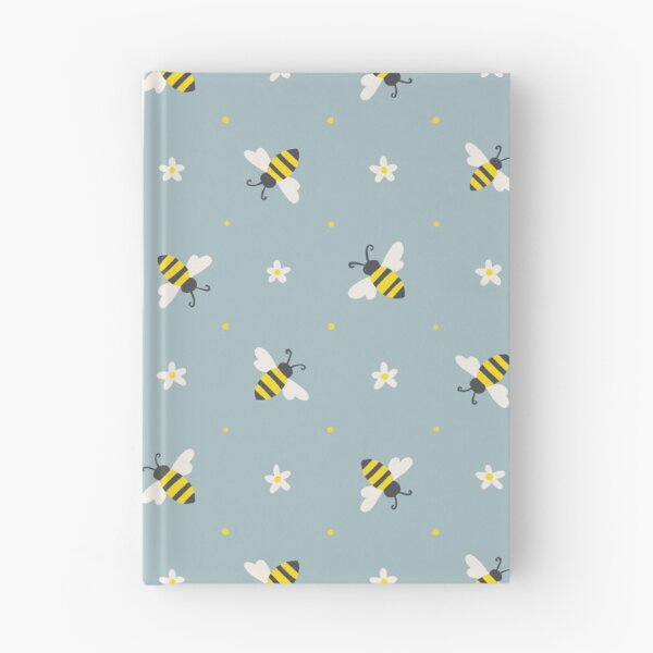 Item preview, Bee Pattern- Blue Background designed and sold by Studio-Ithelda.