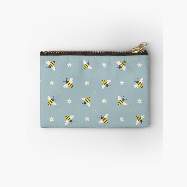 Item preview, Bee Pattern- Blue Background designed and sold by Studio-Ithelda.