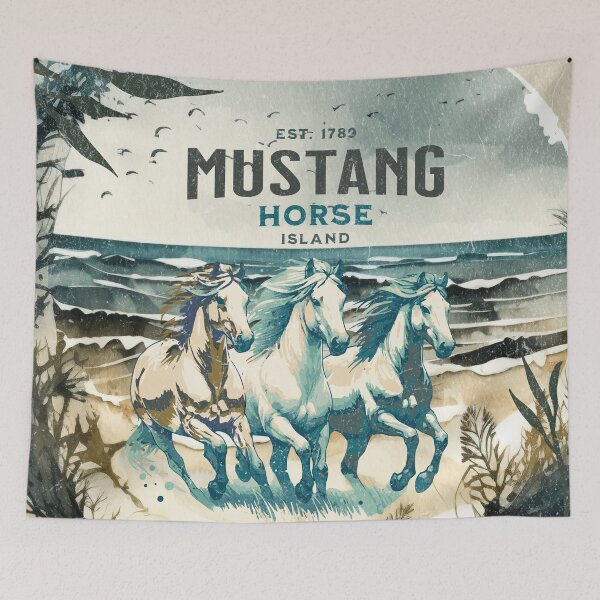 Item preview, Horses Mustangs designed and sold by LeosCloset.