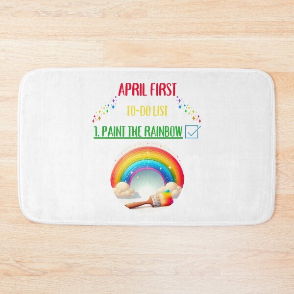 Item preview, April First To - Do List Paint The Rainbow designed and sold by elynne9.