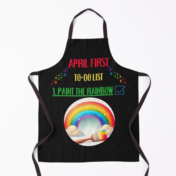 Item preview, April First To - Do List Paint The Rainbow designed and sold by elynne9.