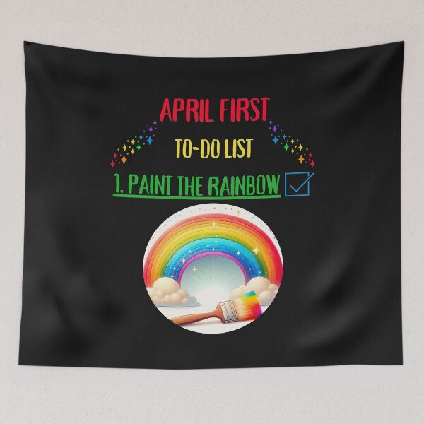 Item preview, April First To - Do List Paint The Rainbow designed and sold by elynne9.