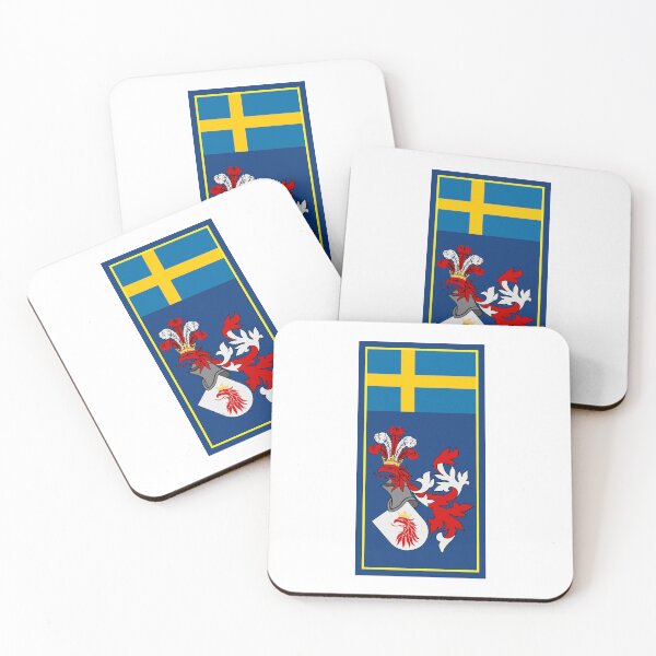 Item preview, Malmo Flag & Coat of arms designed and sold by adamst555.