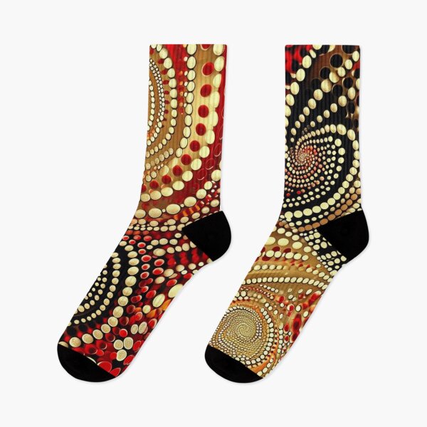 Item preview, Aboriginal Inspired Dot Art - Gold Veins designed and sold by GrinGalore.