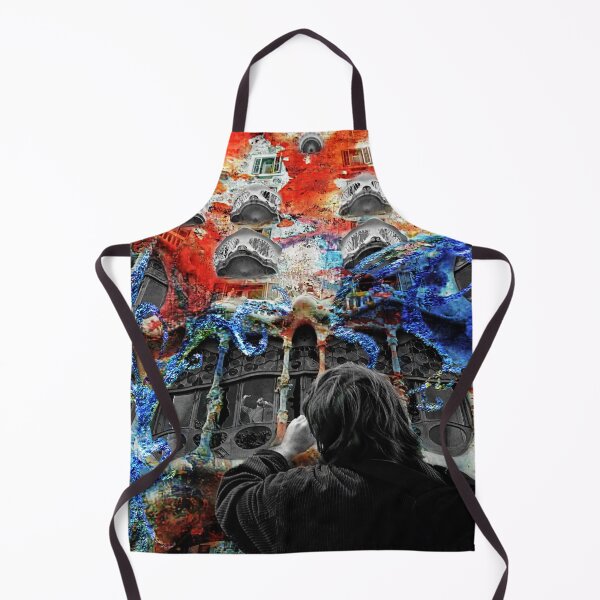 Item preview, Barcelona Painting, Urban Photography, Man in Window designed and sold by IdoFriedmanArt.