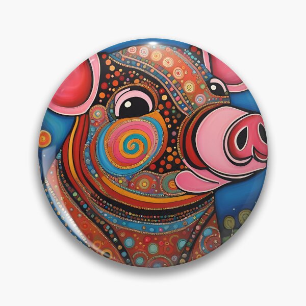 Item preview, Folk Art Pig designed and sold by Colin Bentham.