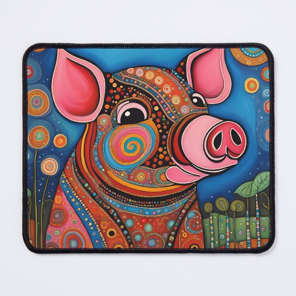 Item preview, Folk Art Pig designed and sold by Colin Bentham.