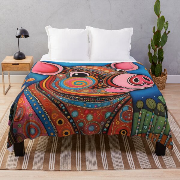 Item preview, Folk Art Pig designed and sold by Colin Bentham.