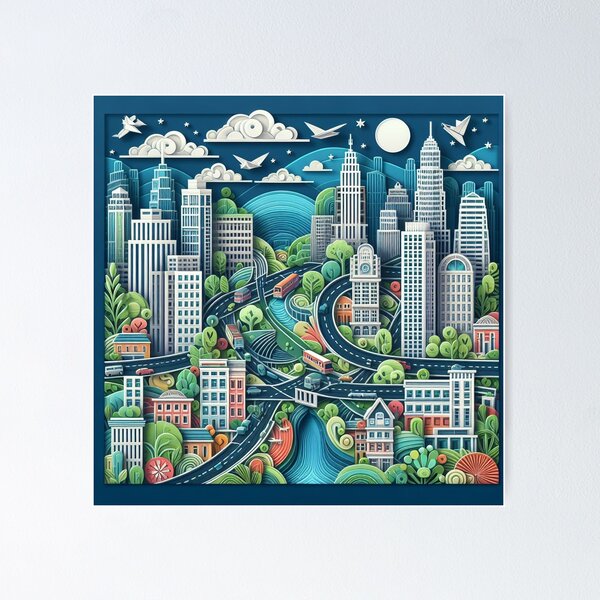 Item preview, Cityscape designed and sold by tilmizart.