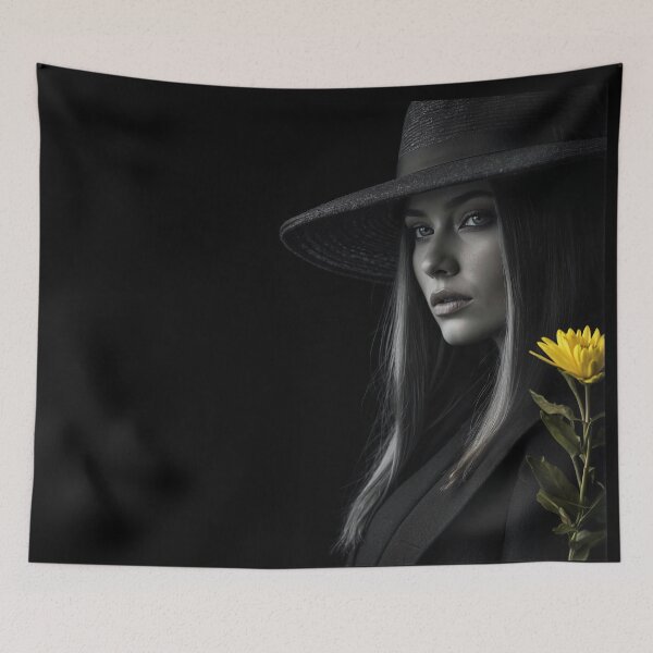 Item preview, A Woman in Shadow with a Vibrant Bloom designed and sold by Animepic222.