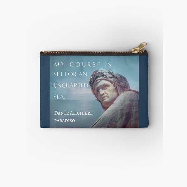 Item preview, Dante Alighieri portrait and quote: My course is set for an uncharted sea. designed and sold by artbleed.