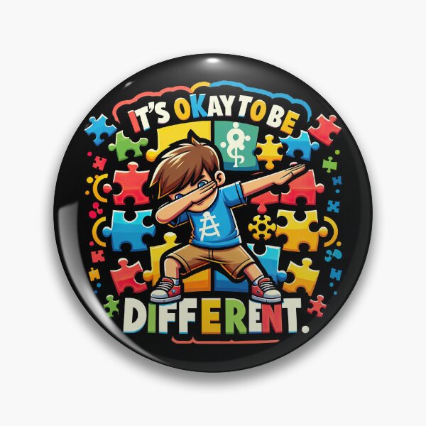 Item preview, Autism Dab it's okay to be different Autism Awareness T-Shirt designed and sold by MAPDDesigns.