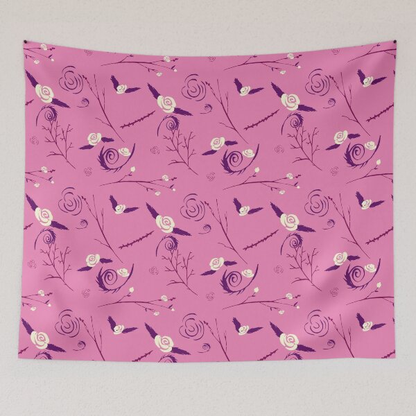 Aperçu de l'œuvre Motif floral rose cyclamen créée et vendue par by Mònica Roca.