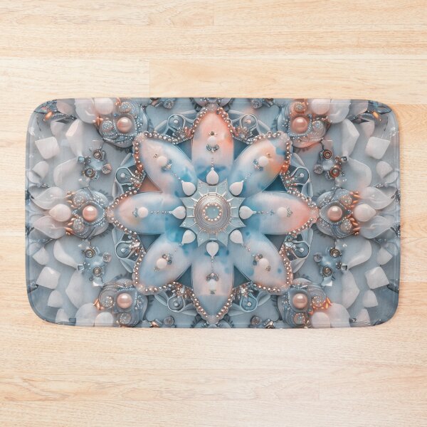 Item preview, Mandala beads and blue shell and peach fuzz designed and sold by Fantasyplus.