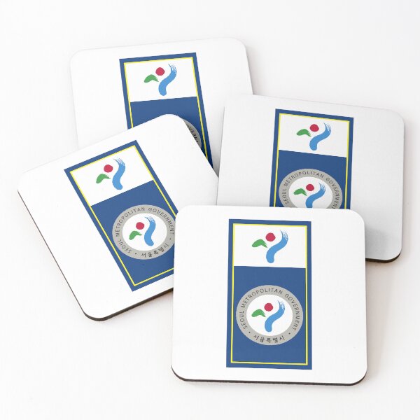 Item preview, Seoul Flag & Coat of arms designed and sold by adamst555.