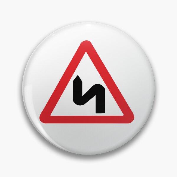 Item preview, Dangerous Bend Symbol Sign designed and sold by svrtel.
