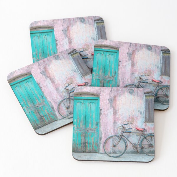 Item preview, Pastel colours on an Indian street, Puri , Odisha designed and sold by Geoff Shoults.