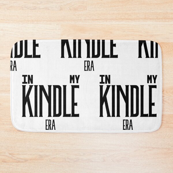 Item preview, In My Kindle Era Black Pattern designed and sold by TheFantazyForge.