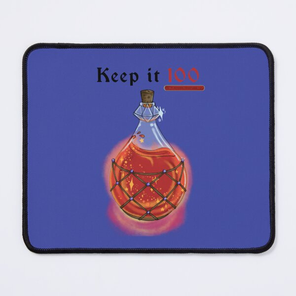 Item preview, 100% potion with health bar designed and sold by Supernovan Art.