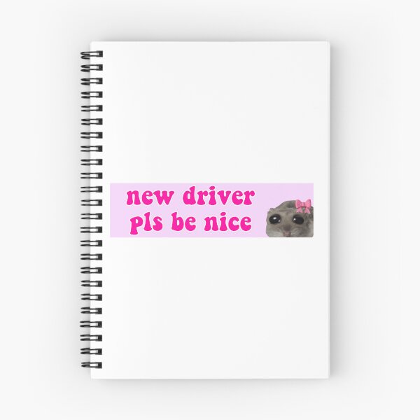 Item preview, Sad Hamster New Driver Pls Be Nice designed and sold by funkyst.