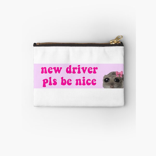 Item preview, Sad Hamster New Driver Pls Be Nice designed and sold by funkyst.