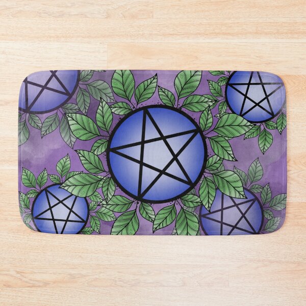 Item preview,  Purple Pentagrams designed and sold by stickypixie.