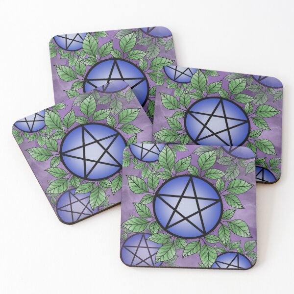 Item preview,  Purple Pentagrams designed and sold by stickypixie.