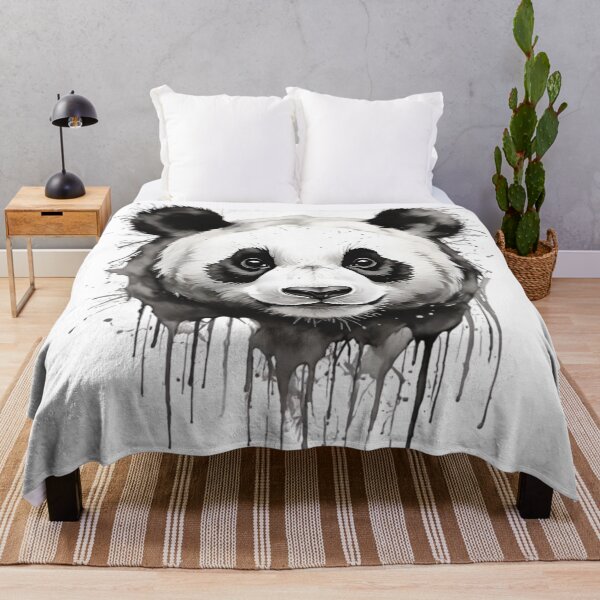 Item preview, Beautiful And Abstract Panda Face Painting designed and sold by PolygonPinnacle.