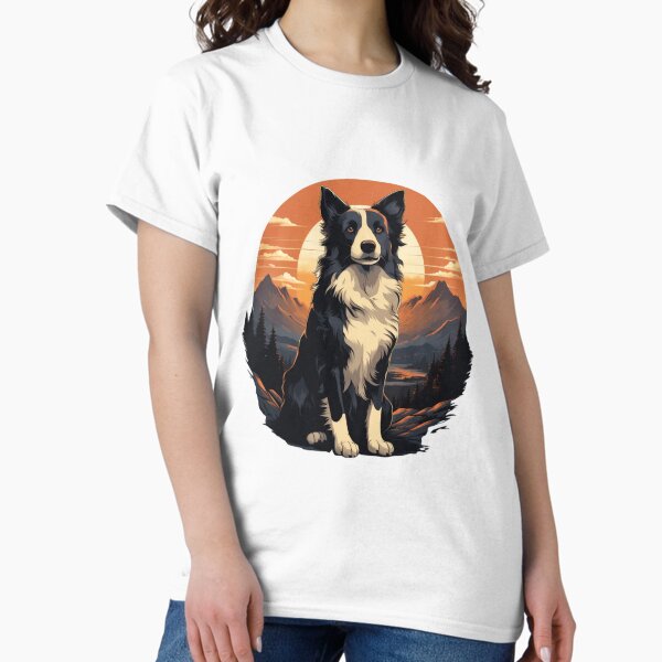 Item preview, Hiker Border Collie designed and sold by NicolasGlowArt.