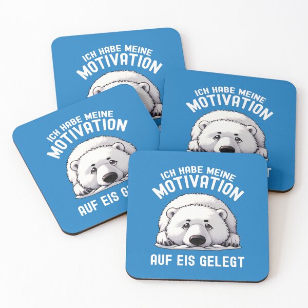 Artikelvorschau, Süßer Eisbär ohne Elan null Bock keine Motivation Spruch entworfen und verkauft von Infinitee8hirts.